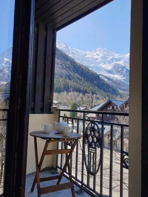 27 m avec BALCON VUE Mont Blanc HYPERCENTRE appartement pied des pistes 11