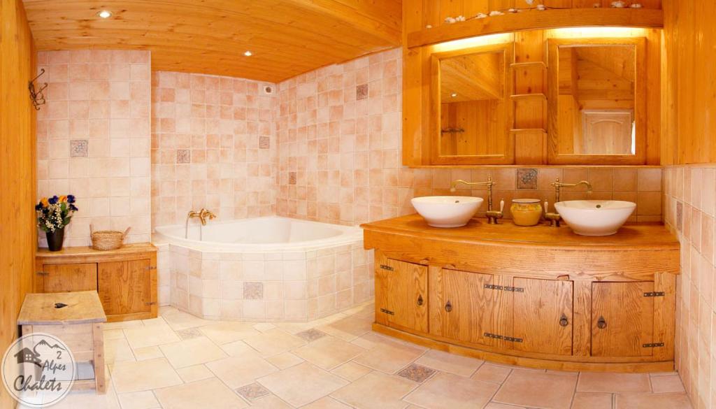 2AlpesChalets Chalet Marie 2 Standing et Sauna aux pieds des pistes chalet pied des pistes 2