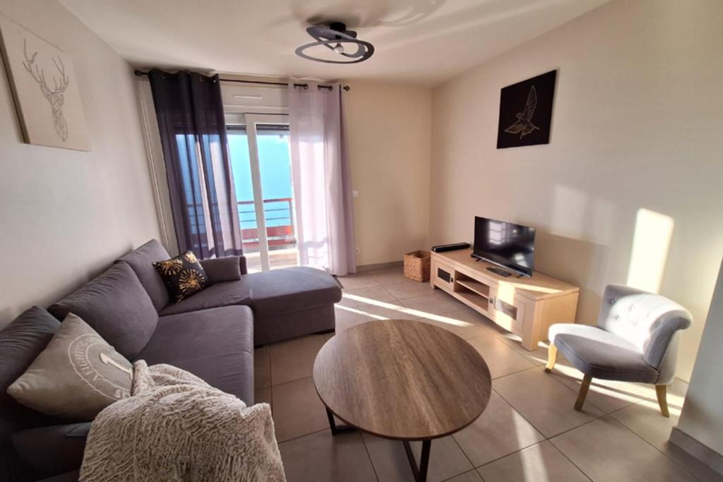 3 rooms apartment in front of snow appartement pied des pistes