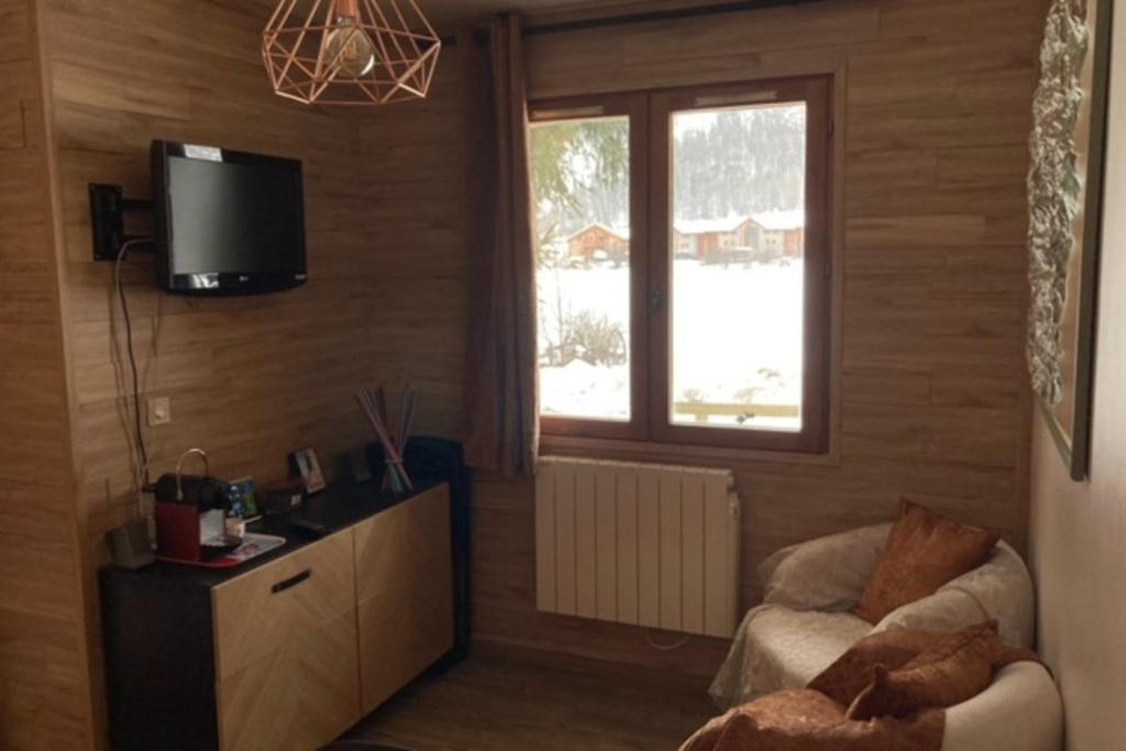 40m with garden and nice view on the valley appartement pied des pistes 6