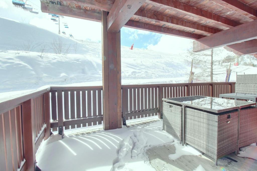ARC 1950 Appartement 2 chambres cabine 8 personnes appartement pied des pistes 13