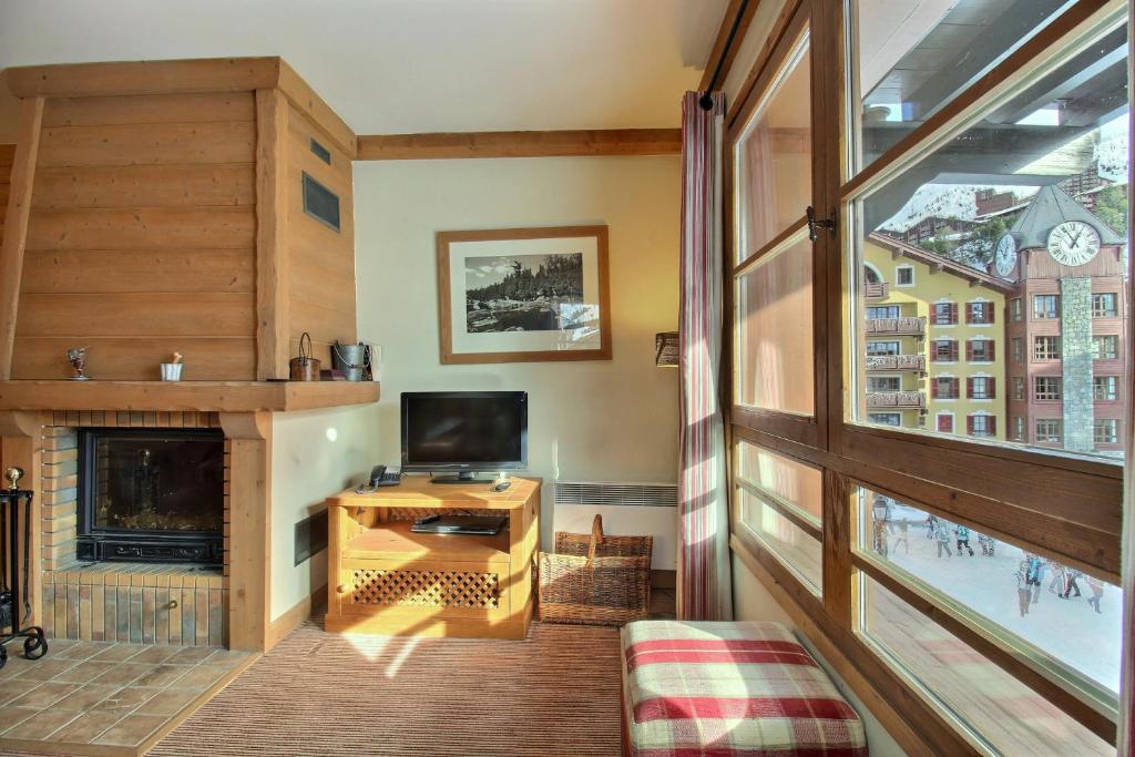 ARC 1950 Appartement 3 chambres Duplex Cheminee 8 personnes appartement pied des pistes 13