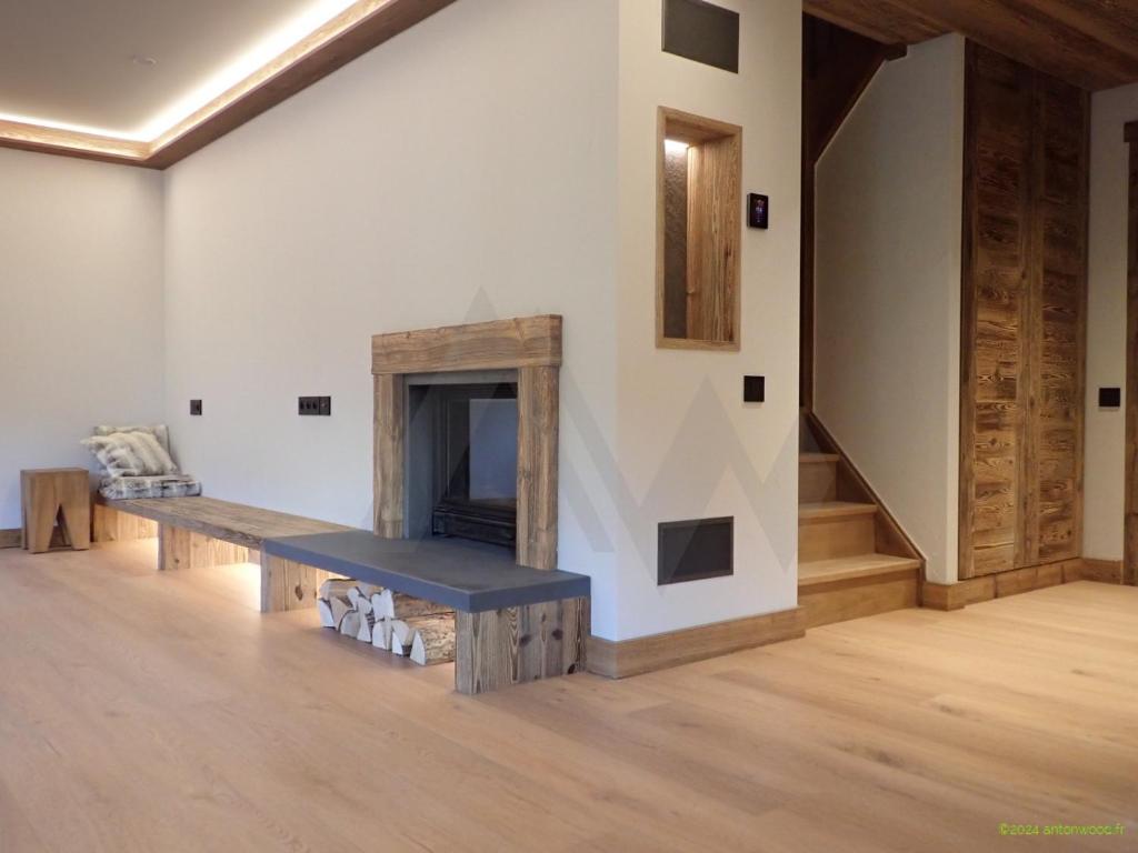 ARC 1950 Appartement 8 personnes Duplex Cheminee ski aux pieds Sauna Hammam Jacuzzi Piscine appartement pied des pistes 8