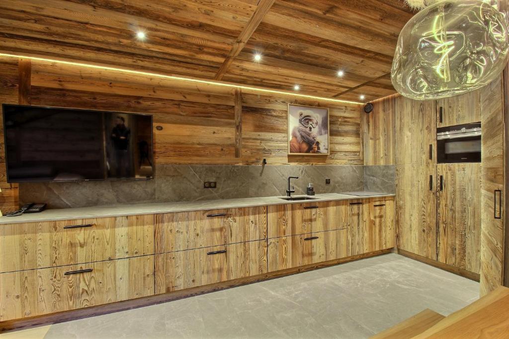 ARC 1950 Appartement style Chalet Haut de Gamme 2 chambres 6 personnes appartement pied des pistes 2
