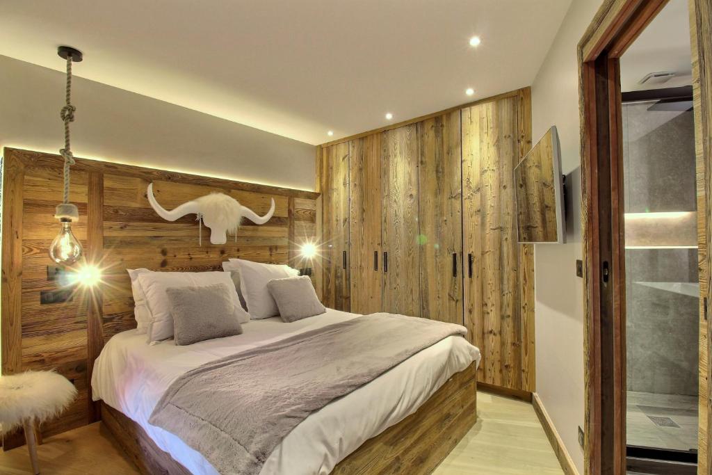 ARC 1950 Appartement style Chalet Haut de Gamme 2 chambres 6 personnes appartement pied des pistes 6