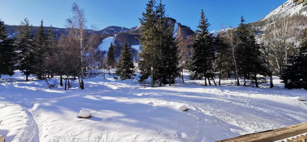 Apartment with balcony just next to ski slope appartement pied des pistes 12