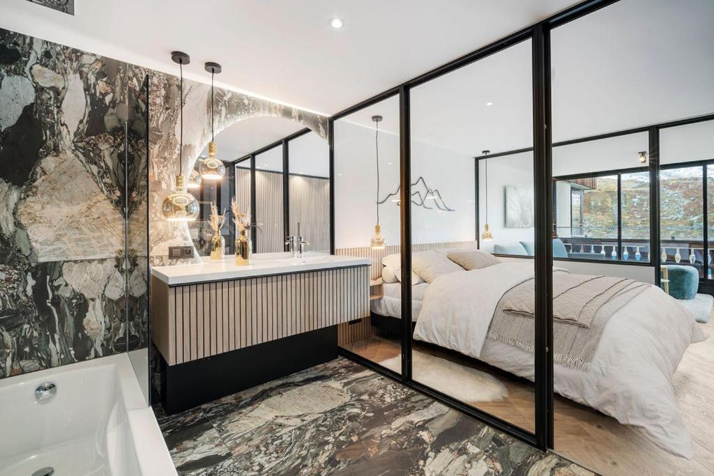 App dexception 8pers 66 m2 plein sud confort sauna au calme renovation 2024 appartement pied des pistes