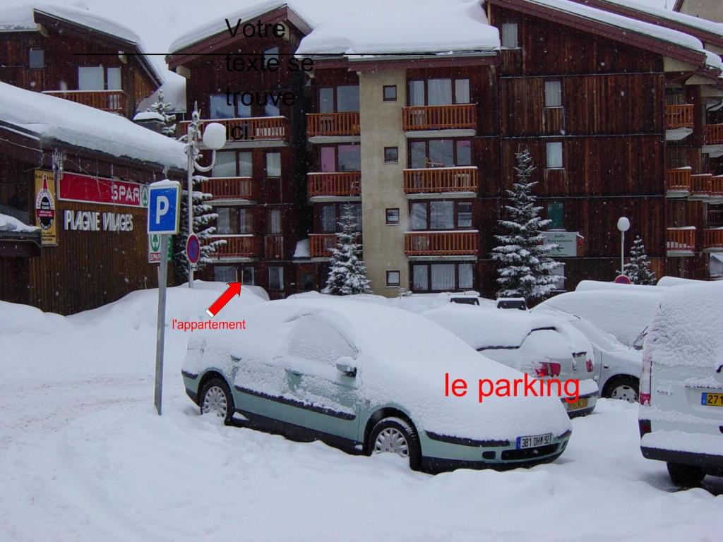 Appartement 5 pers Plagne village appartement pied des pistes 12