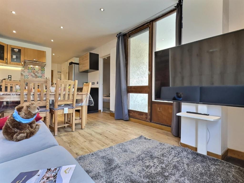Appartement 6 personnes avec Parking Couvert 1 chambre 4 lits Netflix wifi haut debit appartement pied des pistes 3