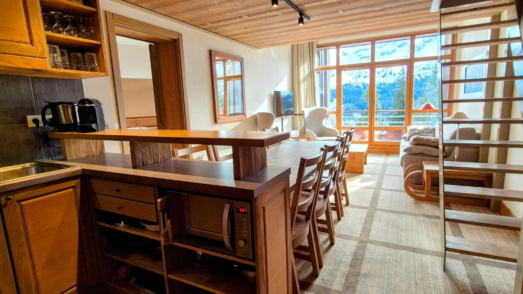 Appartement Premium a Flaine altitude 1740 m 8 a 10 personnes au pied des pistes piscine jacuzzi sauna hammam et salle de sport appartement pied des pistes 1