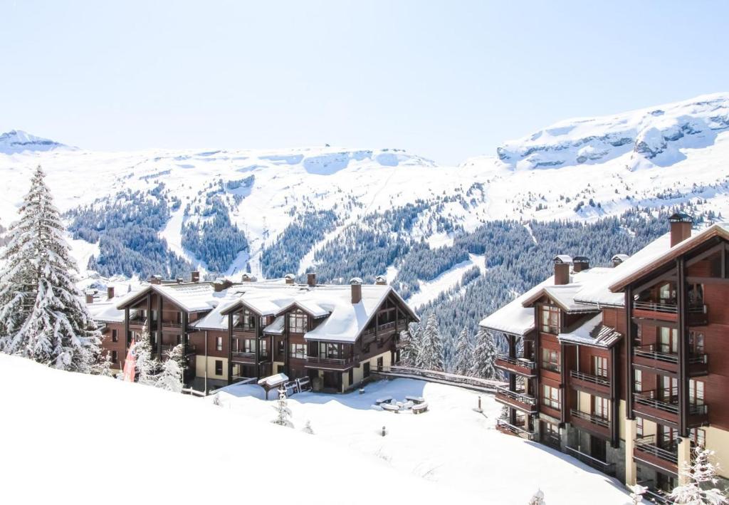 Appartement Premium a Flaine altitude 1740 m 8 a 10 personnes au pied des pistes piscine jacuzzi sauna hammam et salle de sport appartement pied des pistes 4