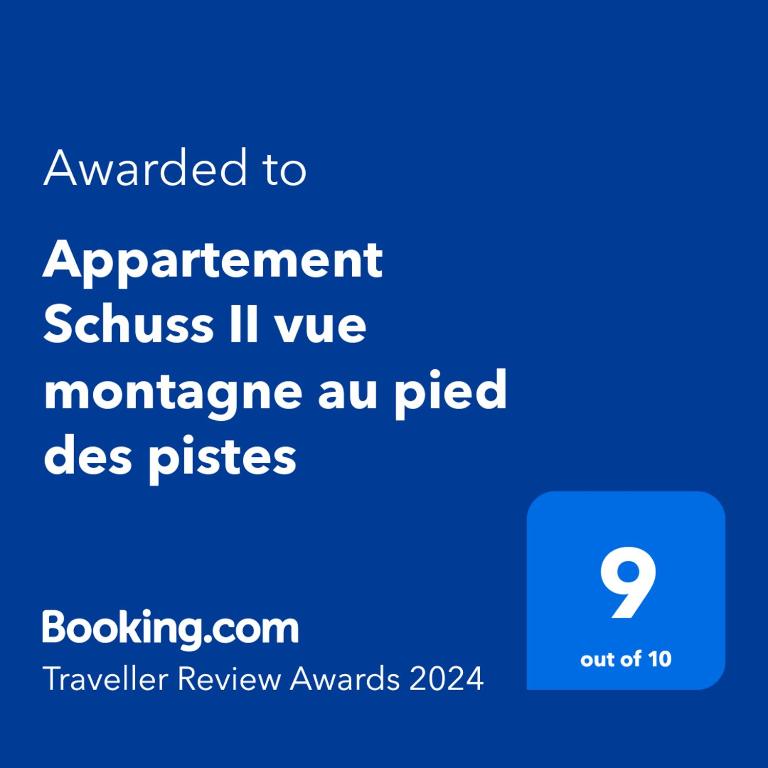 Appartement Schuss II vue montagne au pied des pistes appartement pied des pistes 8