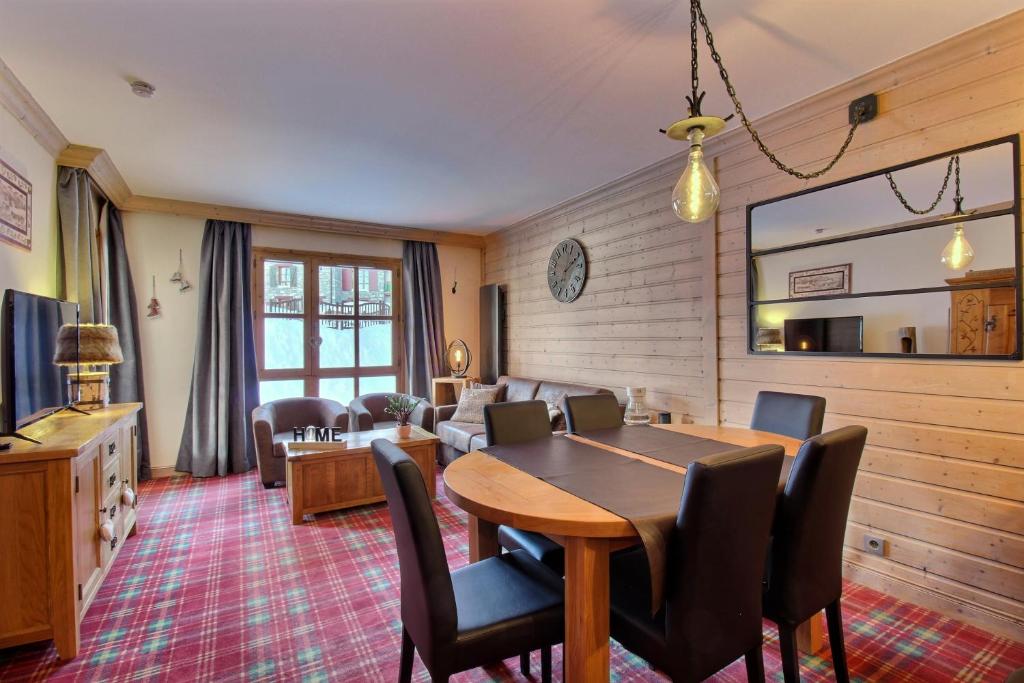 Appartement T3 ARC 1950 skis aux pieds Sauna Hammam Jacuzzi appartement pied des pistes 4