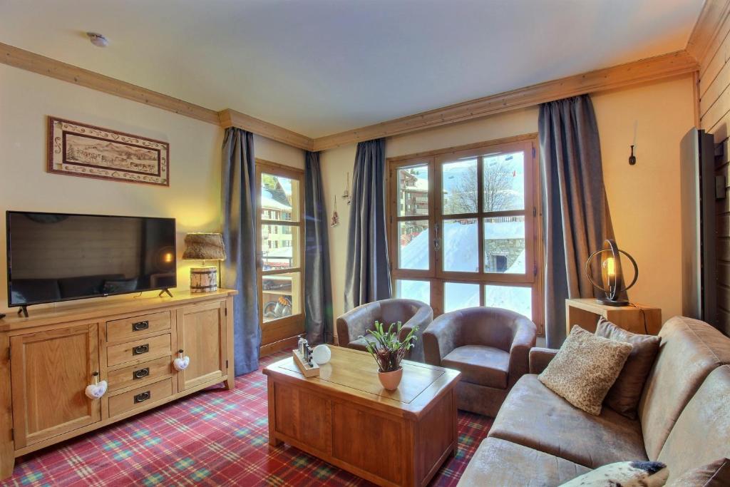Appartement T3 ARC 1950 skis aux pieds Sauna Hammam Jacuzzi appartement pied des pistes 5