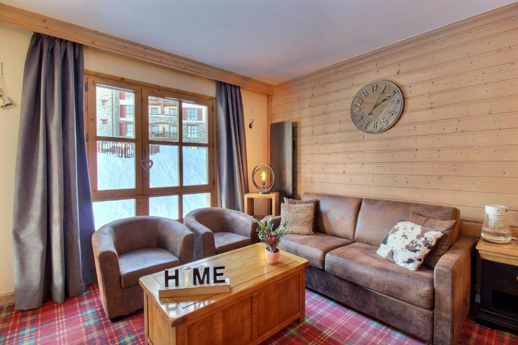 Appartement T3 ARC 1950 skis aux pieds Sauna Hammam Jacuzzi appartement pied des pistes 9