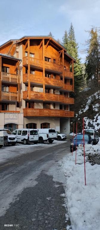 Appartement Valfrejus Les Melezets1 21m2 centre station appartement pied des pistes 10
