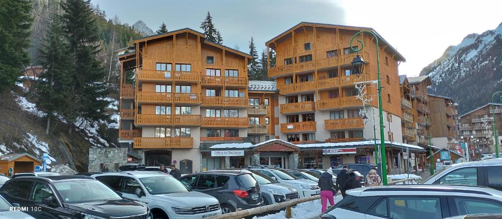 Appartement Valfrejus Les Melezets1 21m2 centre station appartement pied des pistes