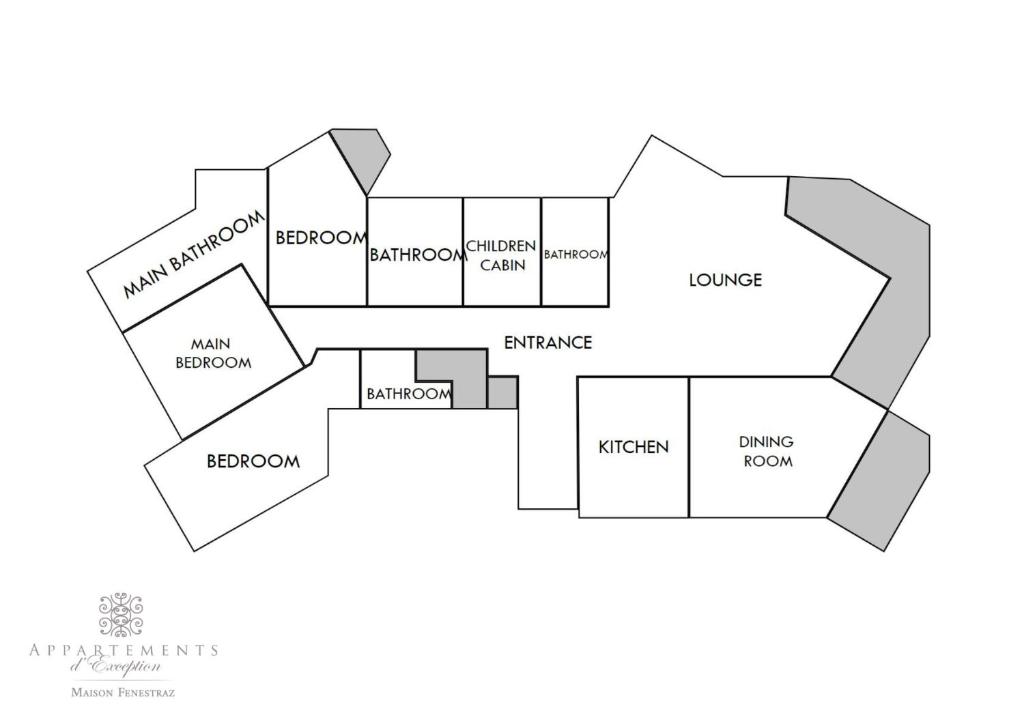 Appartement dException Jardin Alpin Courchevel 1850 appartement pied des pistes 7