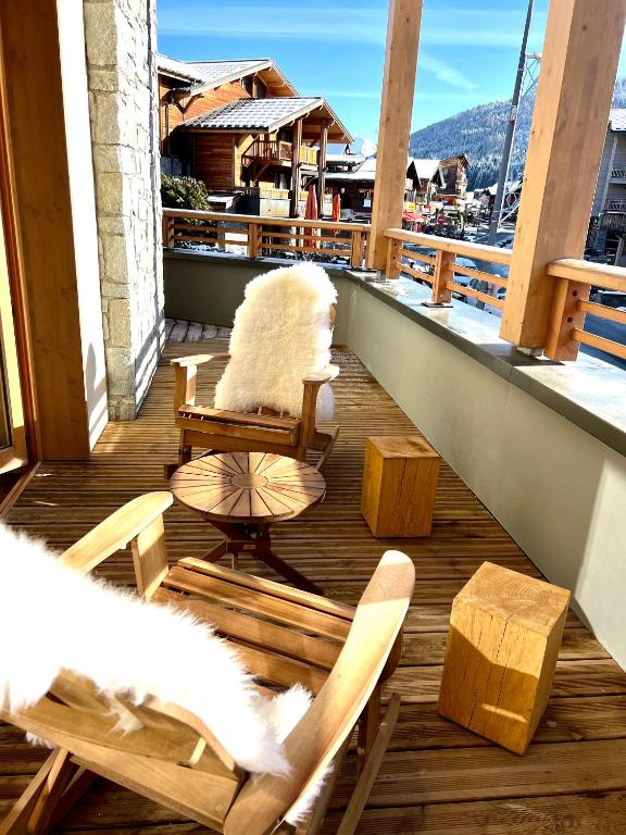 Appartement de standing plein centre station 50m des pistes appartement pied des pistes 17