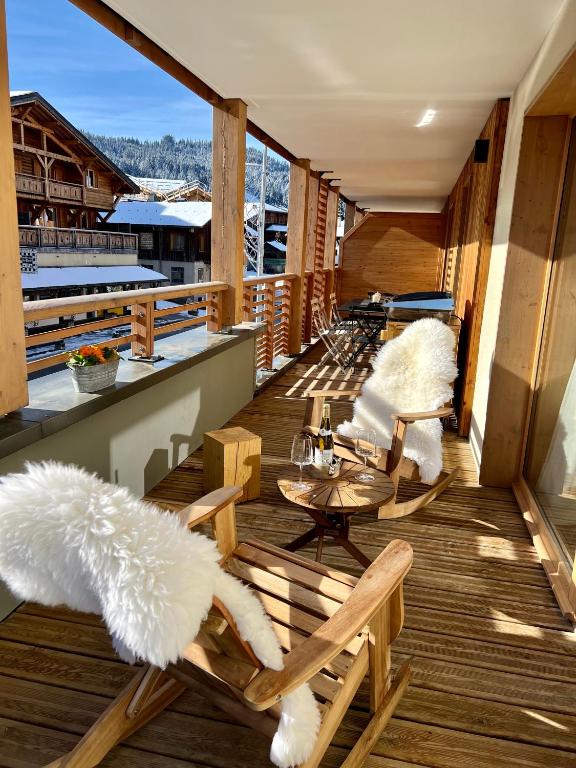 Appartement de standing plein centre station 50m des pistes appartement pied des pistes 5