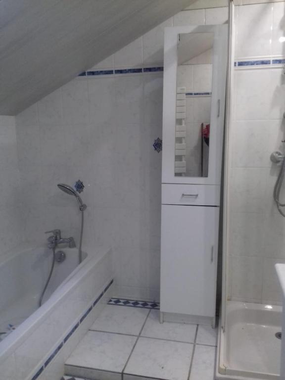 Appartement en loft 50m2 dans maison avec chambre en mezzanine et canapes lits dans salon appartement pied des pistes 2