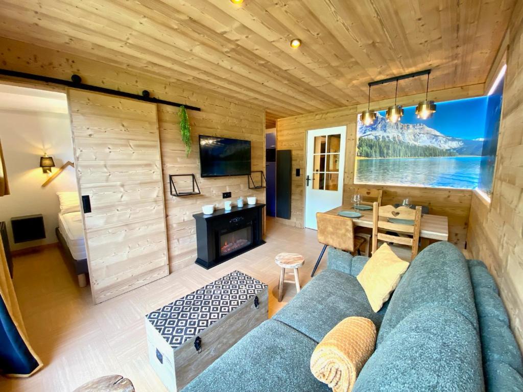 Appartement renove 2 chambres vue pistes parking privatif appartement pied des pistes 4