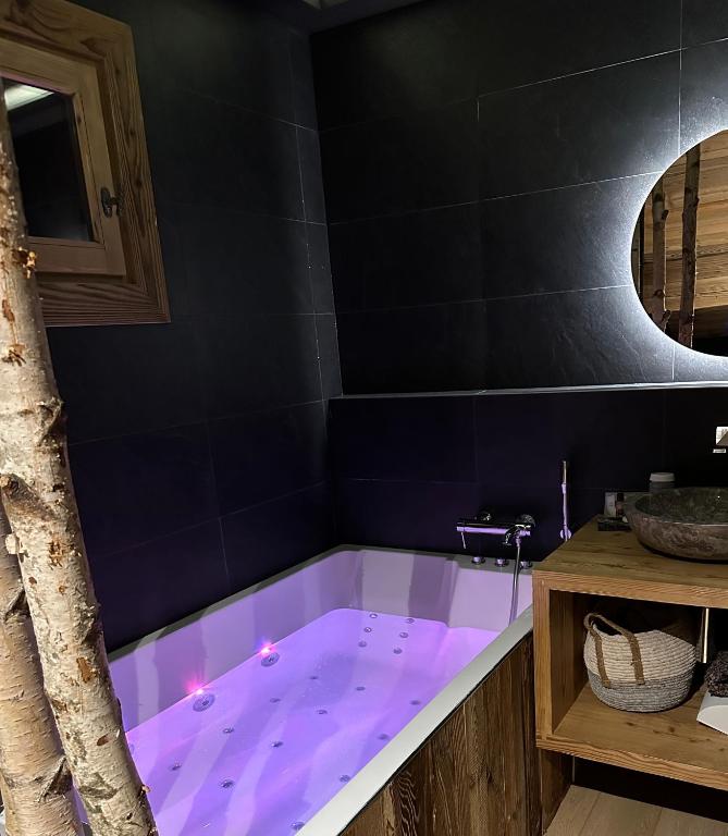 Appartement style chalet 5 vue Mont Blanc Arc 1950 appartement pied des pistes 3