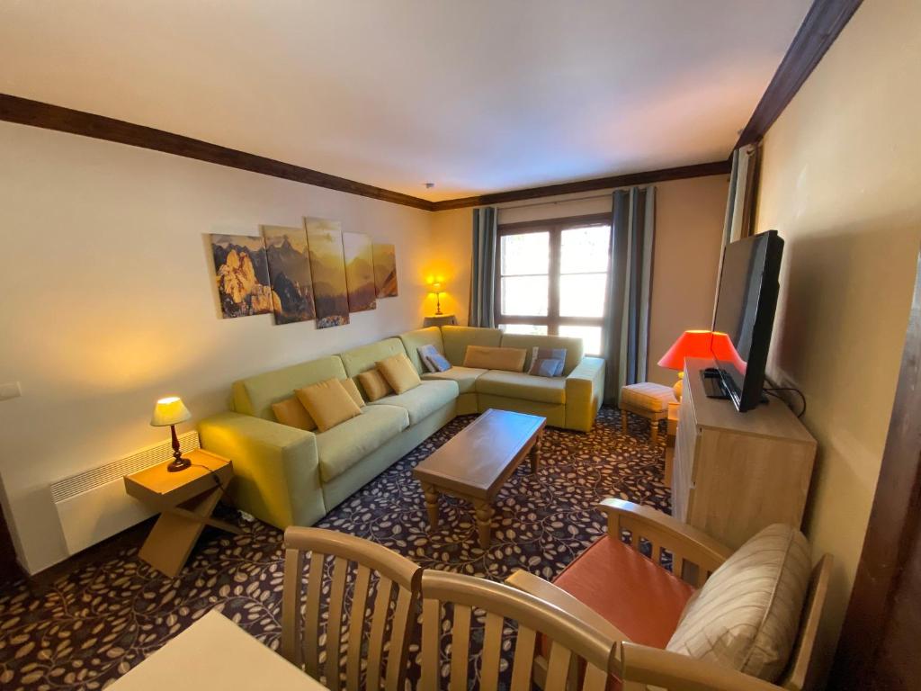 Arc 1950 3 pieces 6 personnes Luxe Manoir Savoie appartement pied des pistes 1