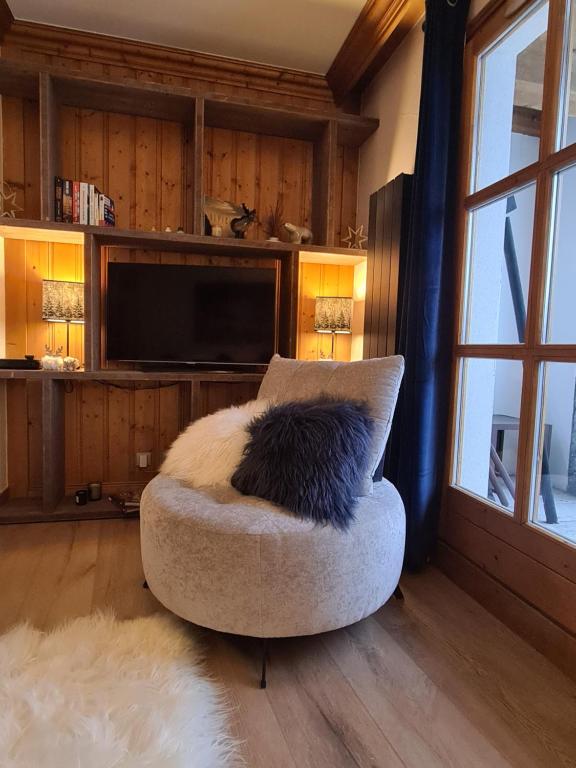 Arc 1950 Appartement de standing Refuge du Montagnard vue incroyable sur le Montblanc skis aux pieds Acces spa et piscine appartement pied des pistes 9