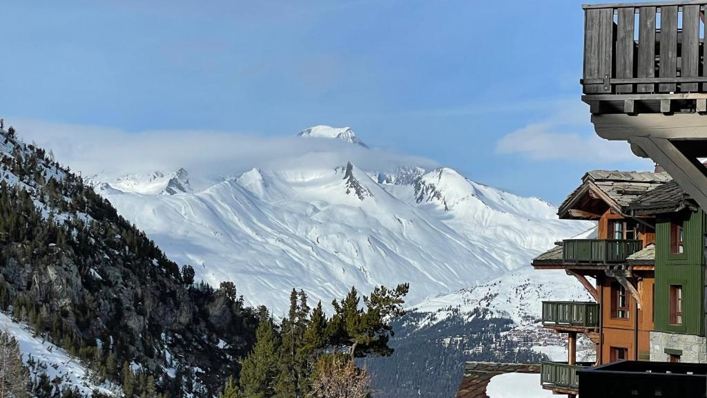 Arc 1950 Appt 2CH 6 pers Res 5 luxe Piscine sauna hamman jacuzzi Classe 5 cristaux Paradiski appartement pied des pistes 18