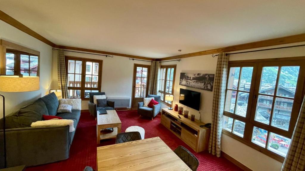 Arc 1950 Appt 2CH 6 pers Res 5 luxe Piscine sauna hamman jacuzzi Classe 5 cristaux Paradiski appartement pied des pistes 8