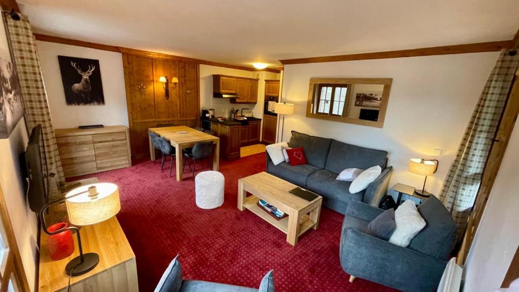 Arc 1950 Appt 2CH 6 pers Res 5 luxe Piscine sauna hamman jacuzzi Classe 5 cristaux Paradiski appartement pied des pistes