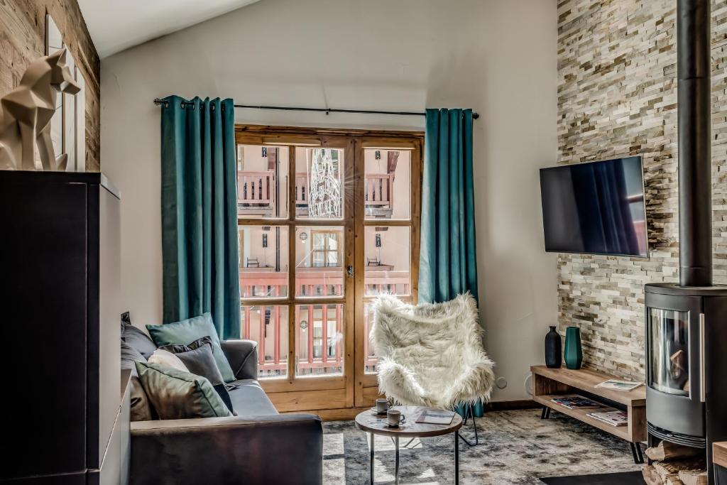 Arc 1950 Charmant Appart 2 4 pers dans residence hoteliere Skis aux pieds appartement pied des pistes 13
