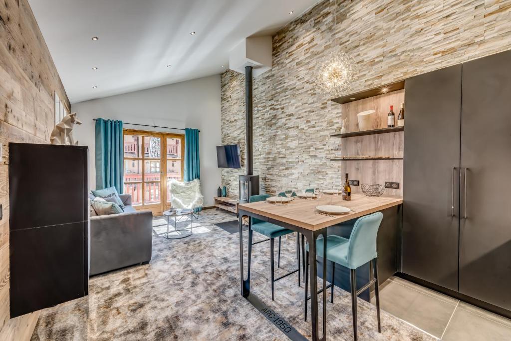 Arc 1950 Charmant Appart 2 4 pers dans residence hoteliere Skis aux pieds appartement pied des pistes