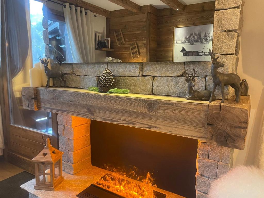 Arc 1950 ambiance chalet luxe 57pers dans residence 5 skis aux pieds avec SPA appartement pied des pistes 17