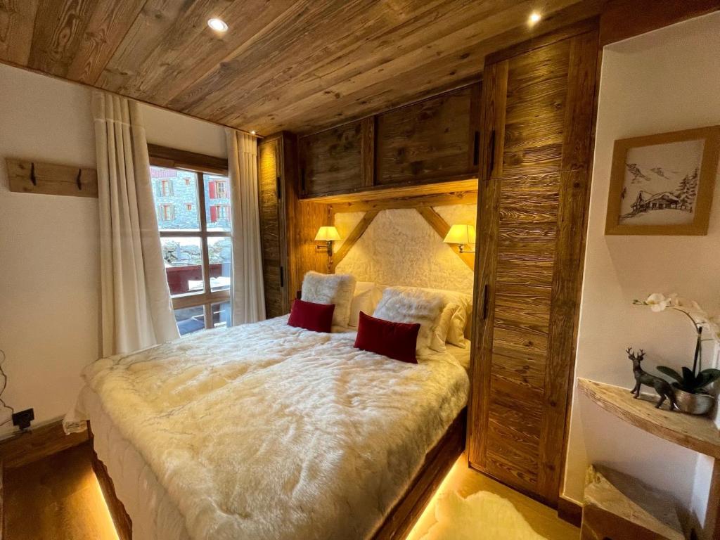 Arc 1950 appt luxe 2 4pers skis aux pieds SPA piscines interieure et exterieure sauna hammam appartement pied des pistes 10