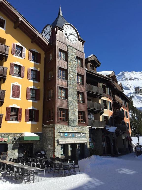 Arc1950 Prince Des Cimes appt 4 5 pers ski in out piscine interieure appartement pied des pistes 17