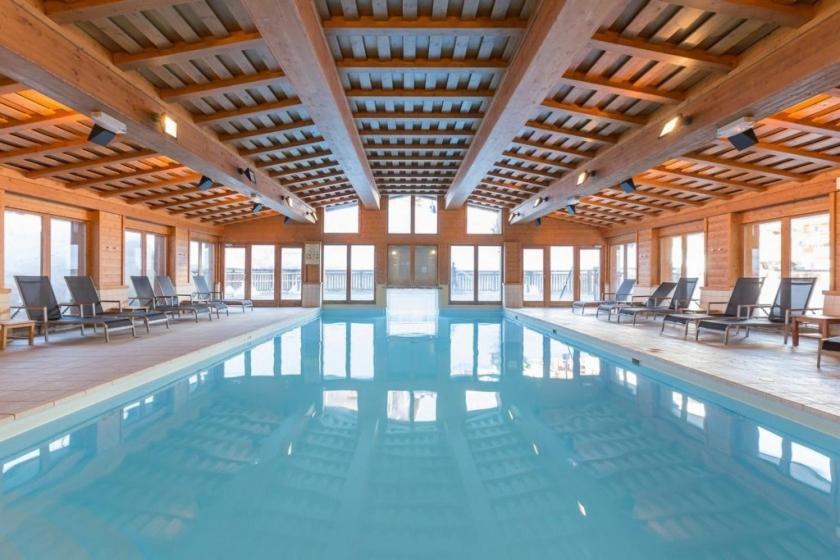 Arc1950 Prince Des Cimes appt 4 5 pers ski in out piscine interieure appartement pied des pistes 18