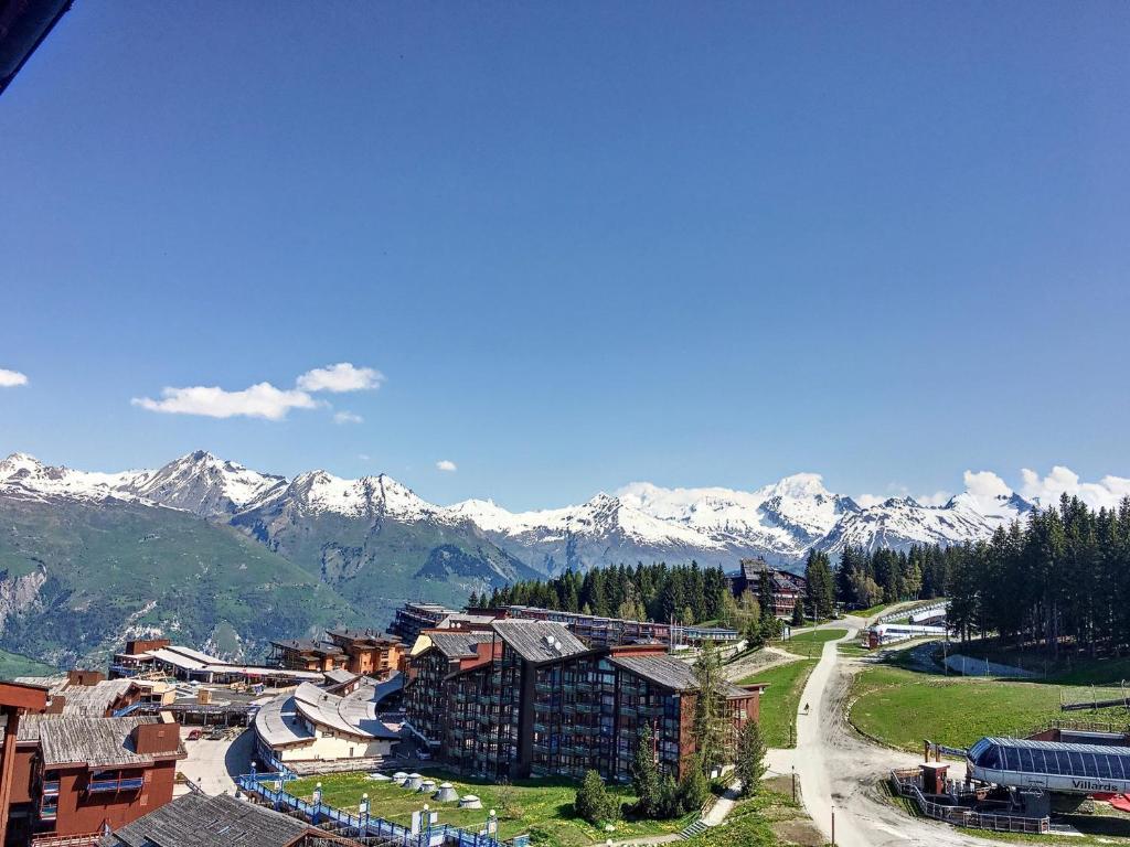 Arcs 1800 56 people Ski Studio view Mont Blanc appartement pied des pistes 13