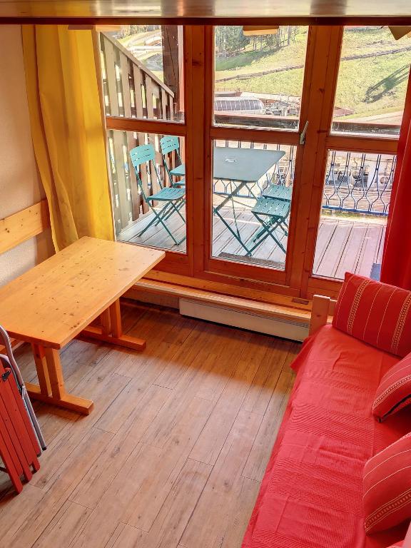 Arcs 1800 56 people Ski Studio view Mont Blanc appartement pied des pistes 8