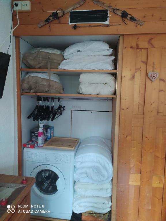 Arcs 1800 Belles Challes Studio 5 personnes appartement pied des pistes 16