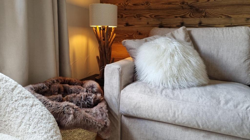Arcs 1950 Appartement Luxe type chalet 5 a 7 personnes Vue imprenable sur le Montblanc skis aux pieds appartement pied des pistes 15