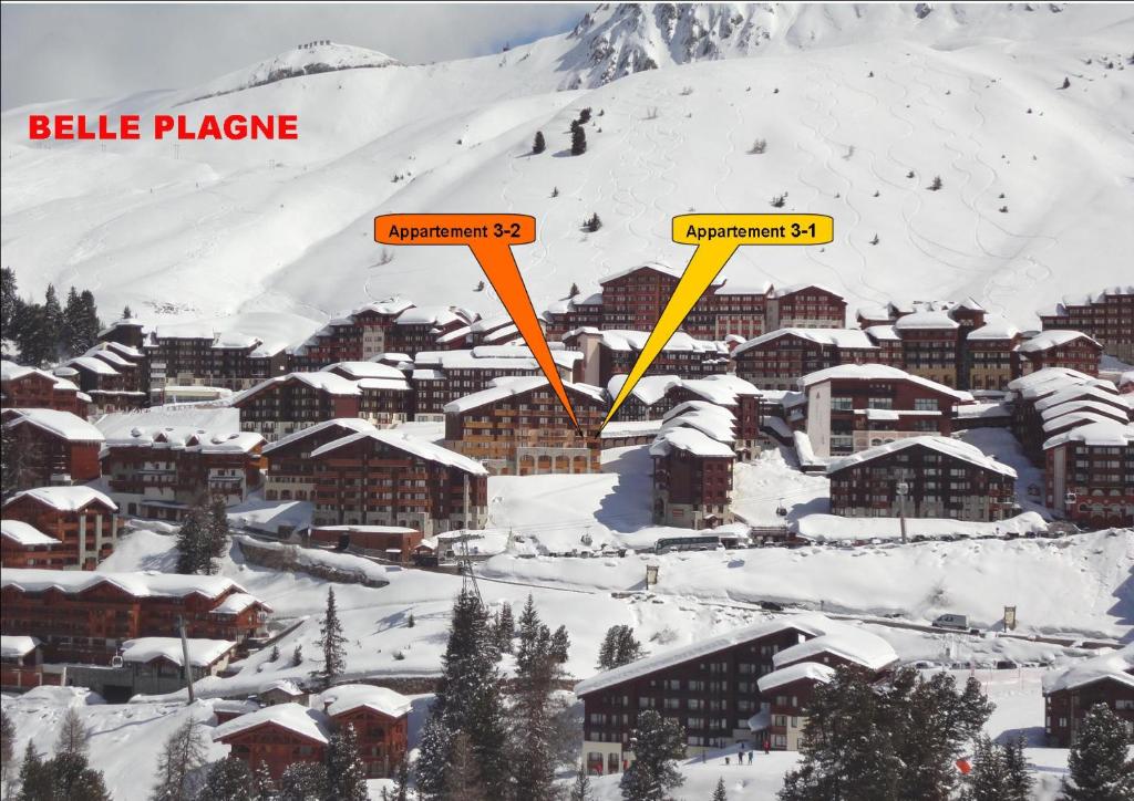 Belle Plagne 1 Appart 6 pers du Dimanche au Dimanche Ski au pieds appartement pied des pistes 9