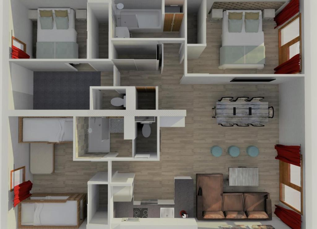 Belle Plagne Premium appartement pied des pistes 12