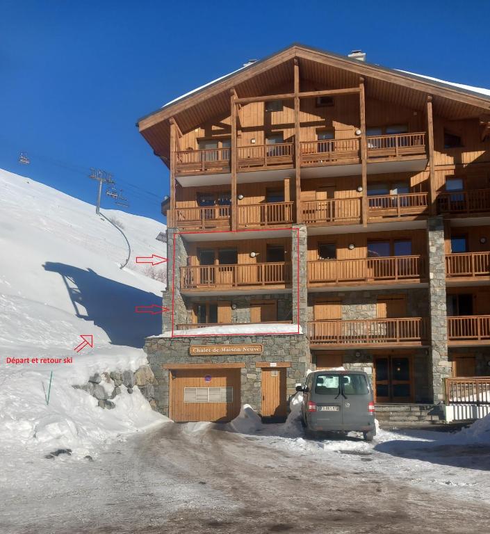 COSY EDEN SKI Luxueux appartement T4 skis aux pieds a Tignes 2100 appartement pied des pistes 19