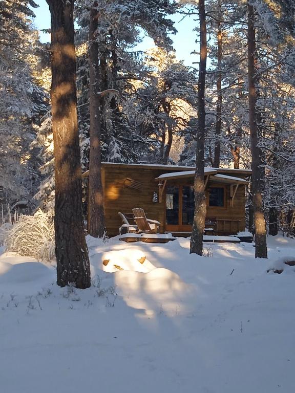 Chalet Hibou 1 couchage en 140 Domaine de la Mamounette gite pied des pistes 9