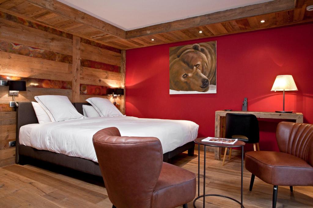 Chalet Hotel La Marmotte La Tapiaz SPA The Originals Relais hotel pied des pistes 16