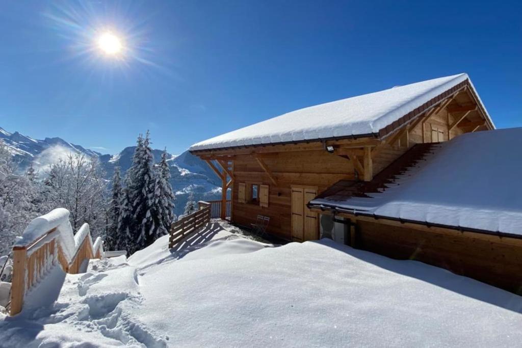 Chalet Lucyvon exceptional view chalet pied des pistes 15