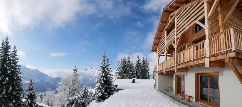 Chalet Lucyvon exceptional view chalet pied des pistes 16