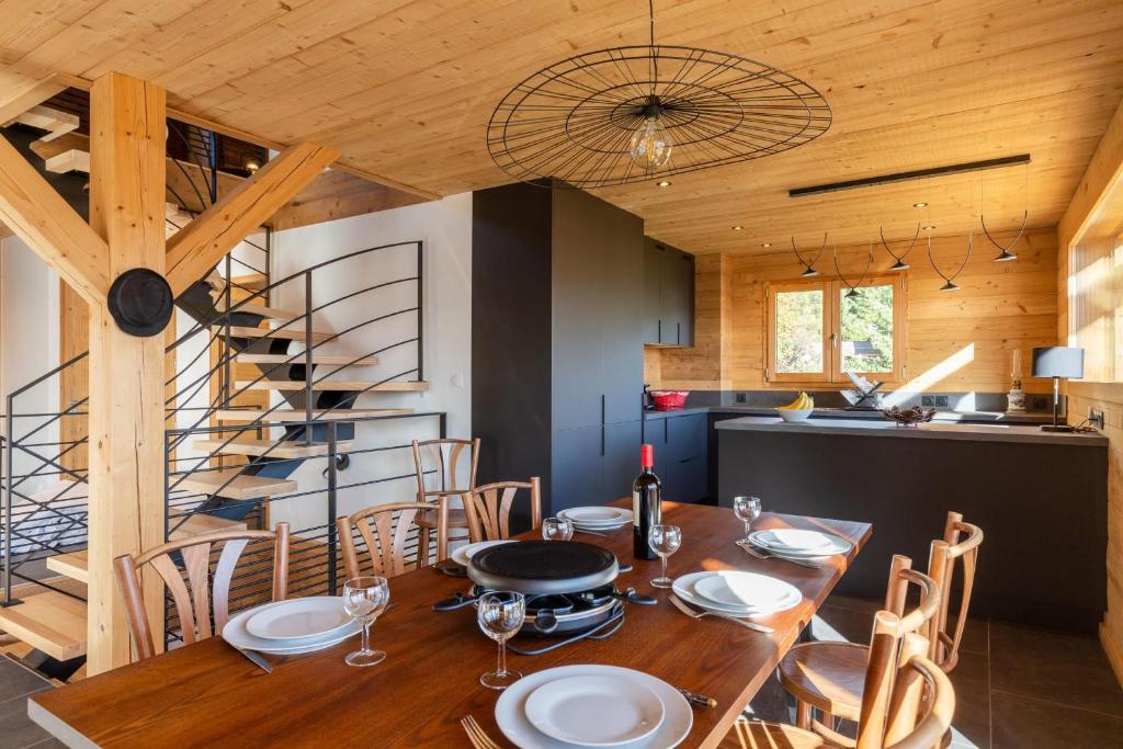 Chalet Lucyvon exceptional view chalet pied des pistes 4